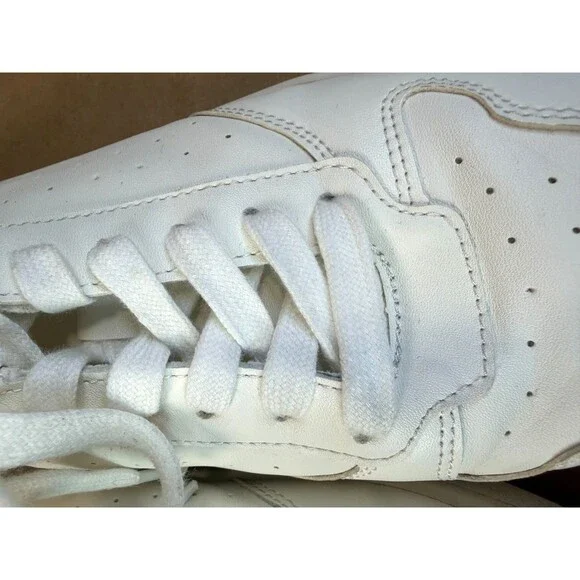 J. Crew White Leather Court City Tour Sneakers (Gum Sole) Preppy, Casual Size 8 - Picture 11 of 15
